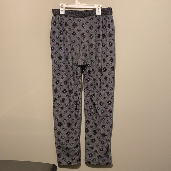 Cuddl Duds Climate Right Patterned Gray Pajama Pants (Size S) - Picture 2 of 9